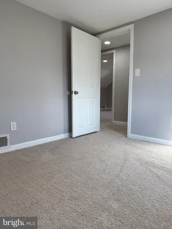 a view of an empty room