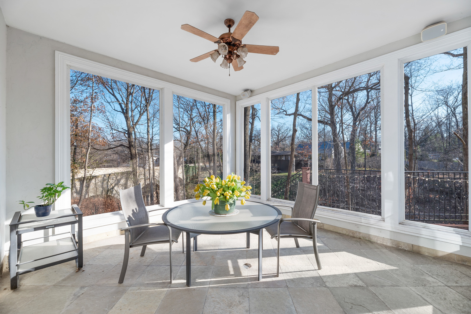 130 Maple Hill Road Glencoe, IL 60022 - Photo 18 of 54 a view of a dining room with furniture window and outside view