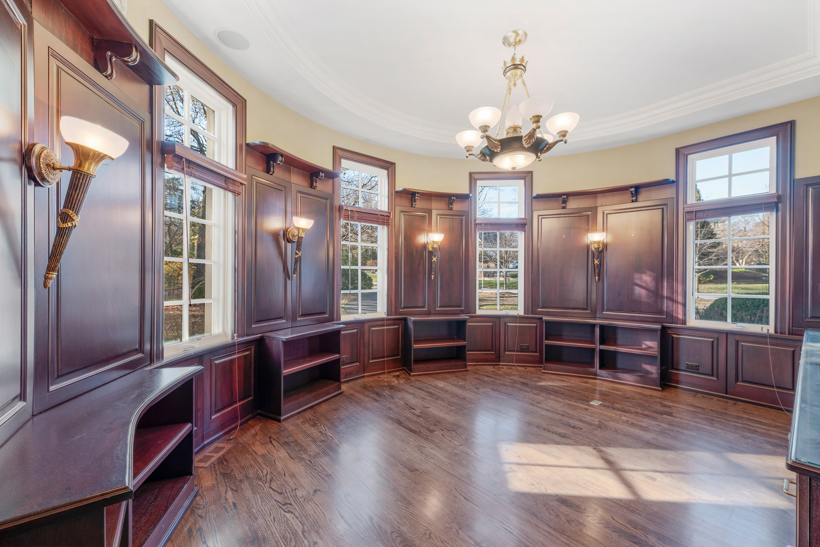 130 Maple Hill Road Glencoe, IL 60022 - Photo 20 of 54 a view of a lobby with furniture and chandelier