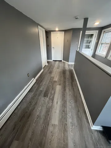 wooden floor in an empty room with wooden floor