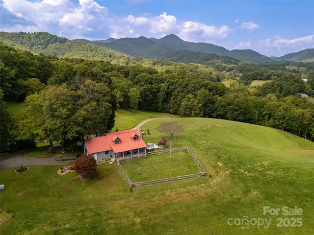 a view of an outdoor space and mountain view