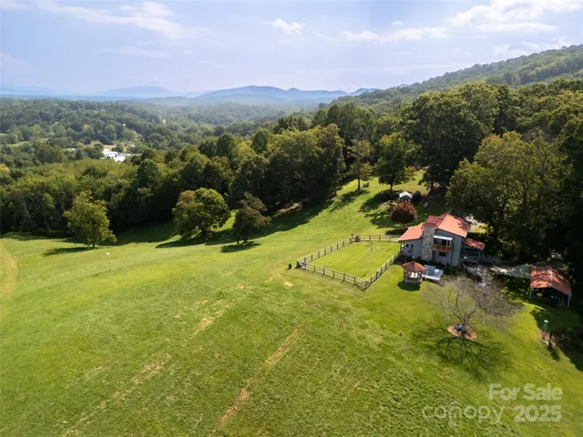 a view of outdoor space and mountain view in back