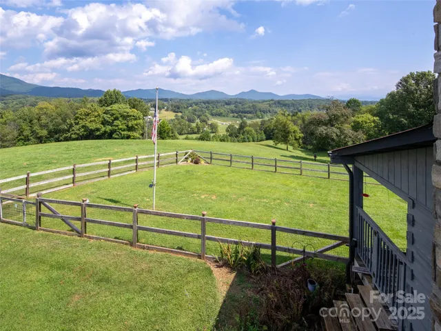 a view of a terrace with a yard