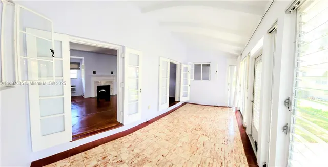 a view of livingroom with furniture and wooden floor