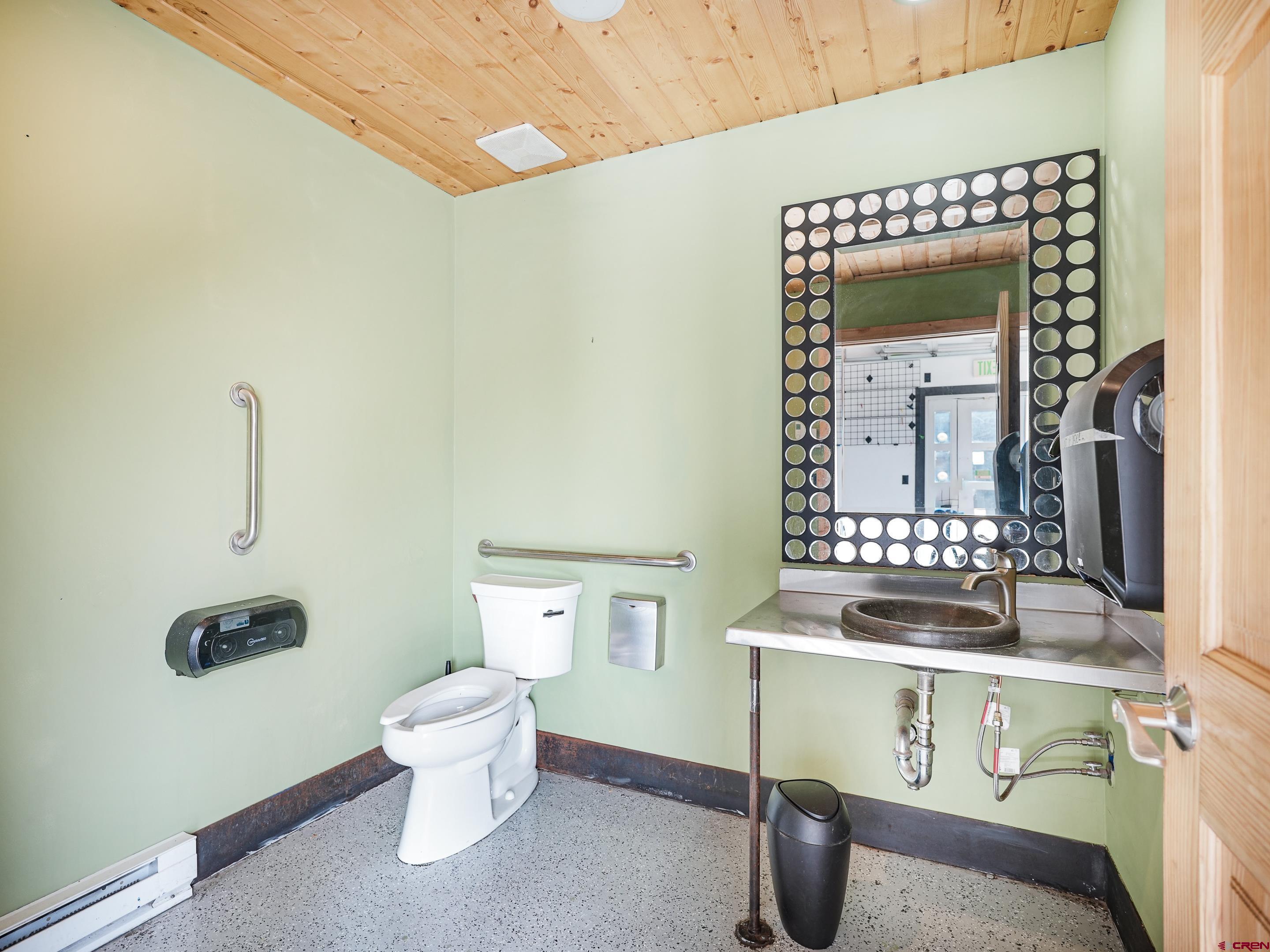 2915 Main Avenue Durango, CO 81301 - Photo 7 of 14 a bathroom with a sink mirror and toilet