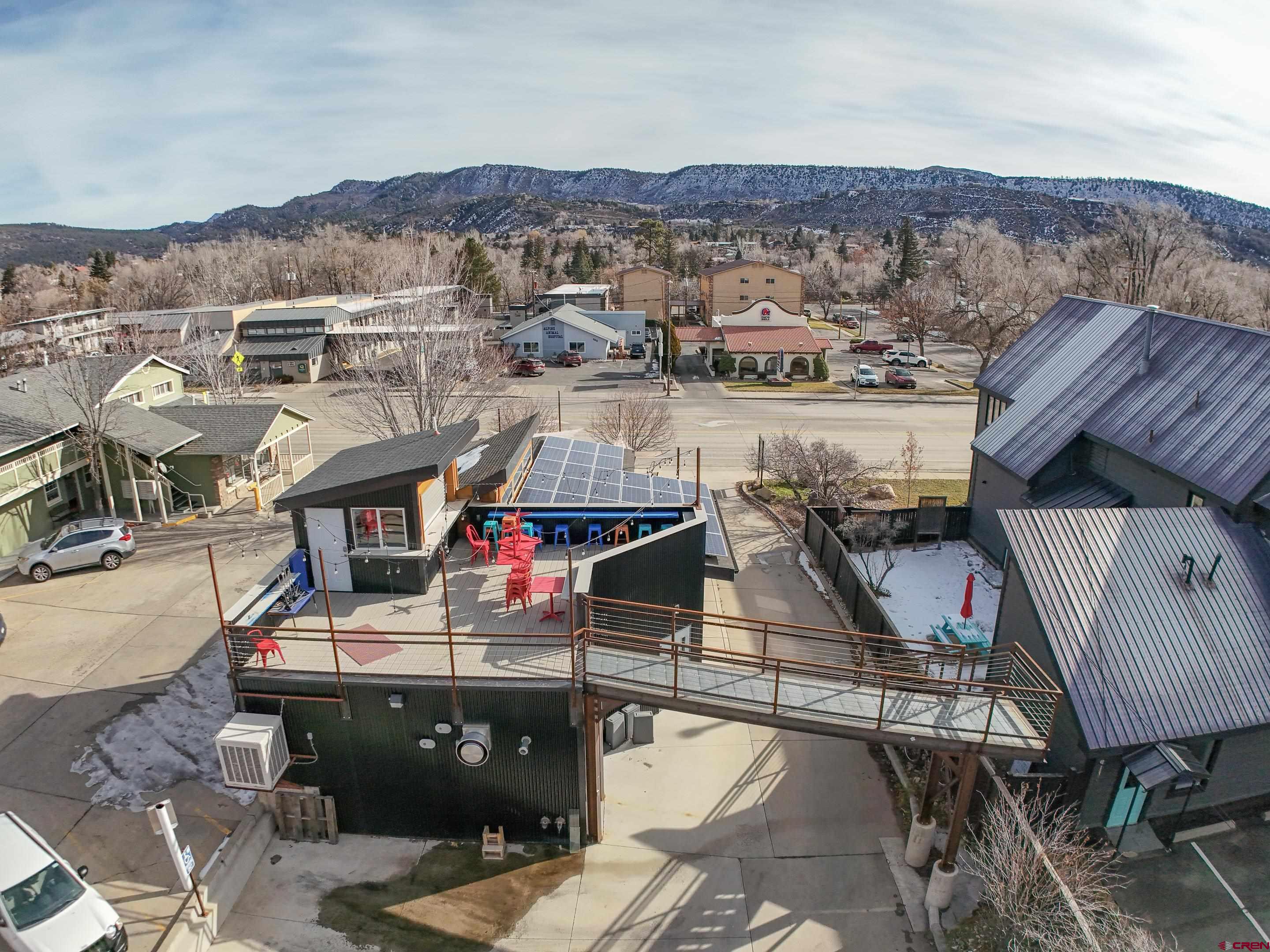 2915 Main Avenue Durango, CO 81301 - Photo 10 of 14 a view of roof deck with seating space and mountain view