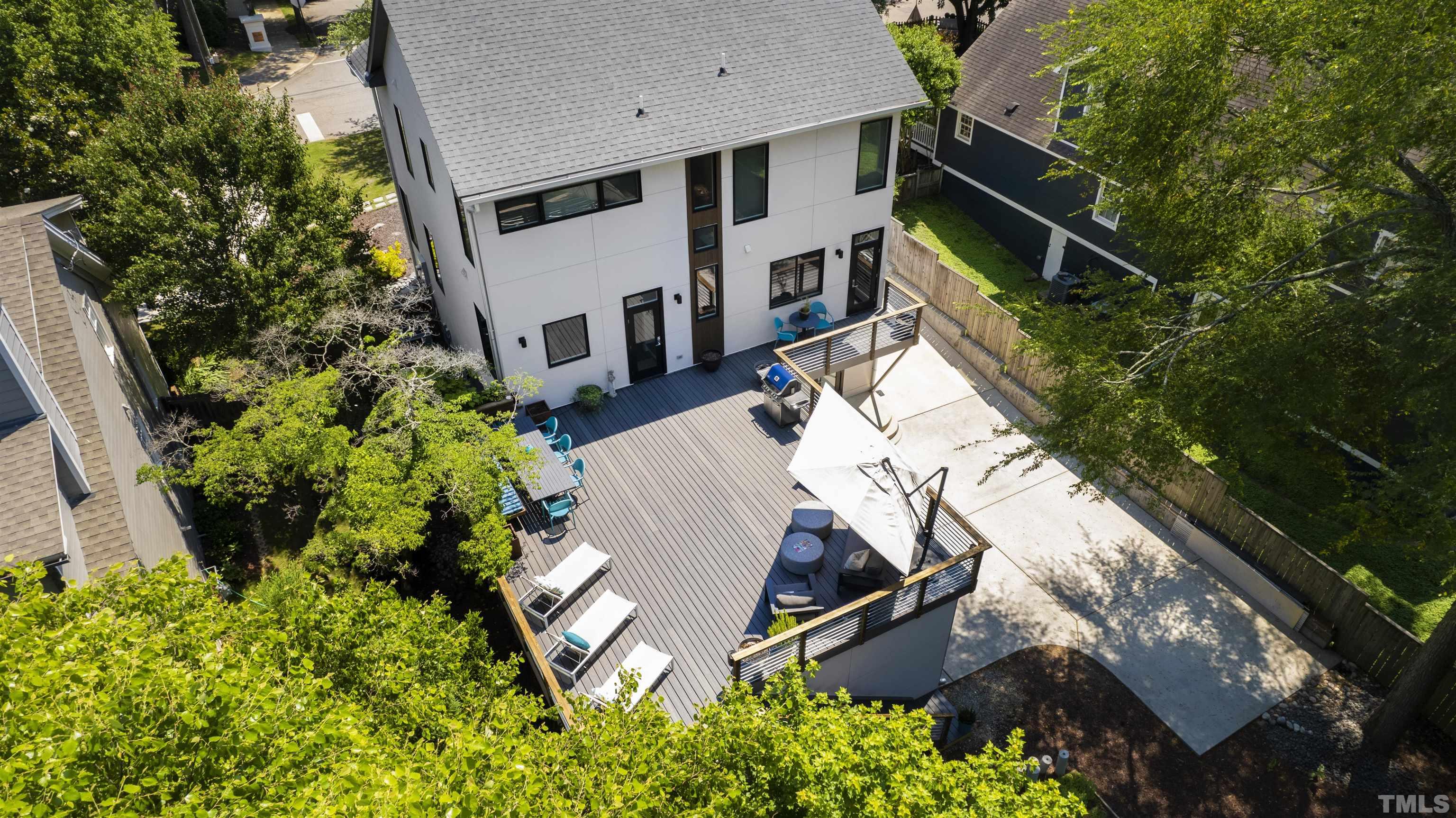 2105 Pine Drive Raleigh, NC 27608 - Photo 52 of 54 an aerial view of a house