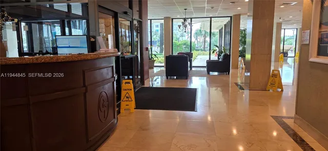 a view of a living room and furniture