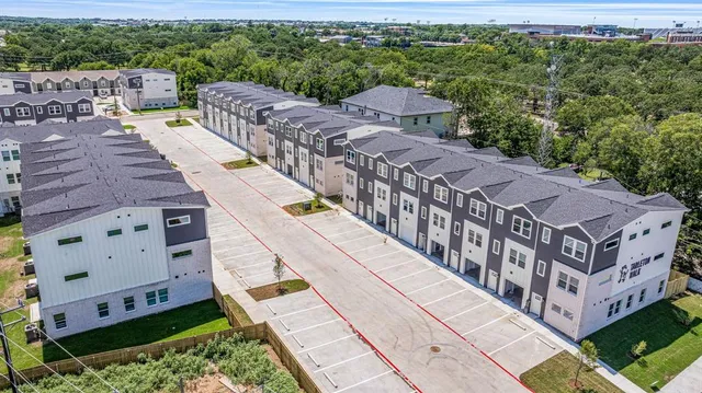 a view of a chairs in front of house