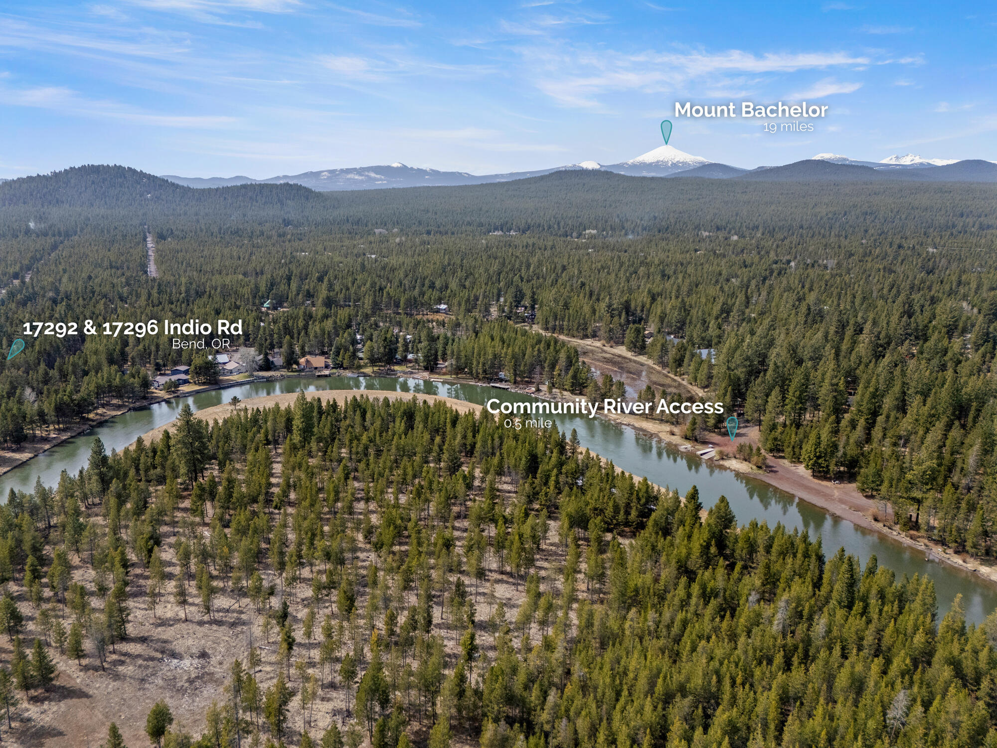 17292 Indio Road Bend, OR 97707 - Photo 8 of 25 Aerial view