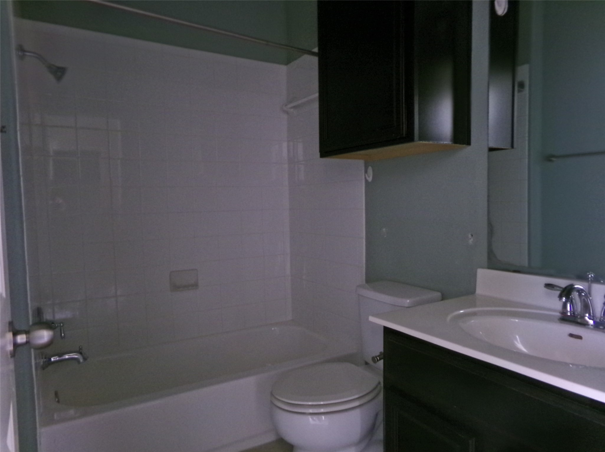 14001 Avery Ranch Boulevard, Unit 2103 Austin, TX 78717 - Photo 15 of 21 a bathroom with a sink a toilet a mirror and vanity