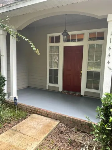a living room with a fireplace