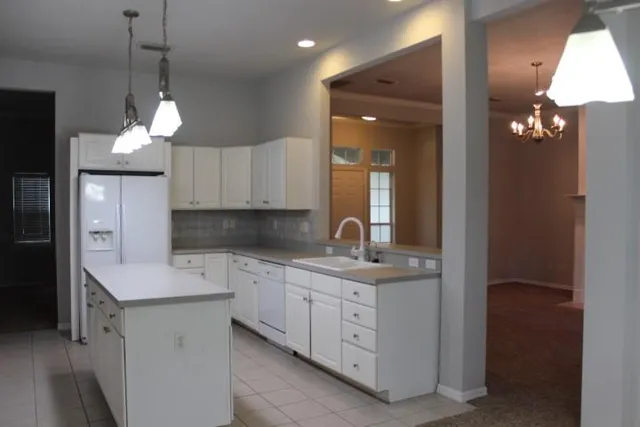 a bathroom with a tub