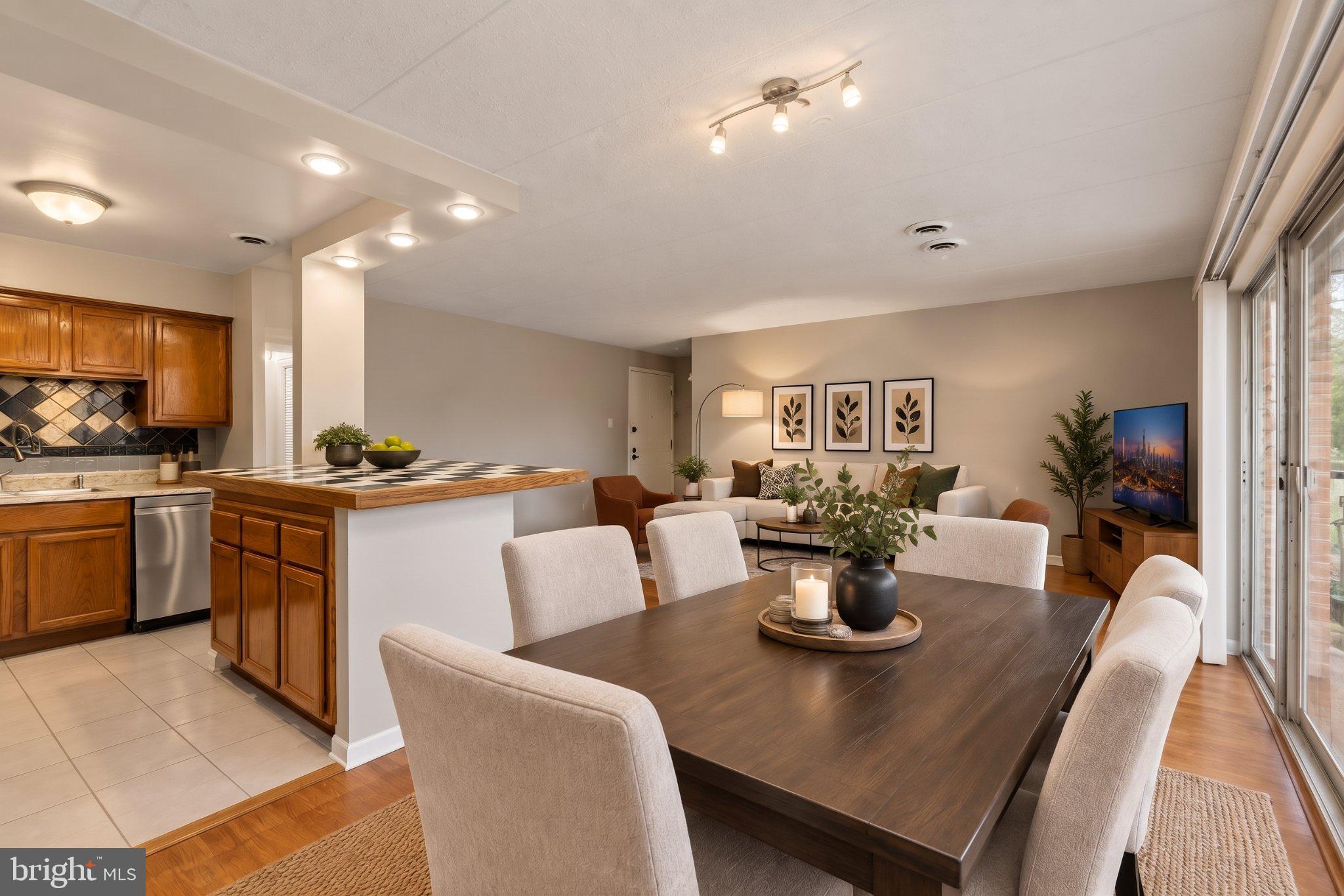 2638 Fort Farnsworth Road, Unit 118 Alexandria, VA 22303 - Photo 11 of 71 Dining Space + Kitchen