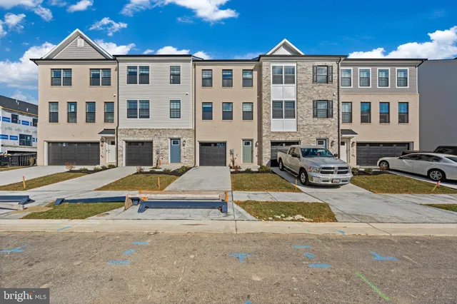 a street view with building and car parked