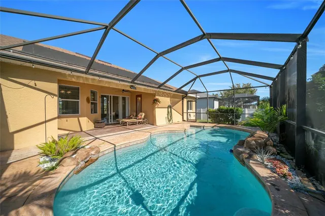 a view of a backyard with garden