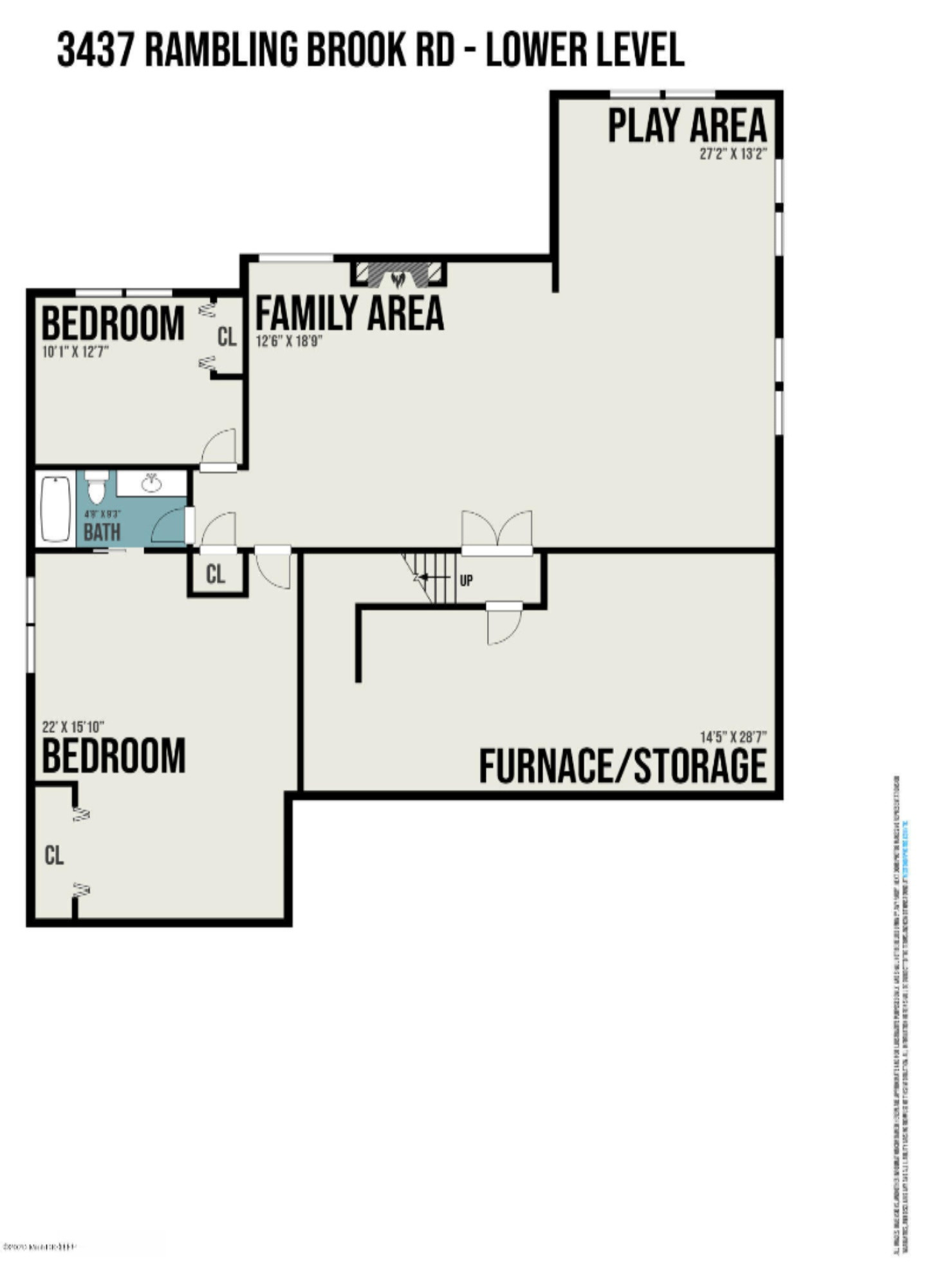 3437 Rambling Brook Road Muskegon, MI 49444 - Photo 33 of 33 Lower Level