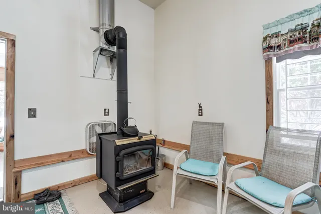 a room with furniture and a window