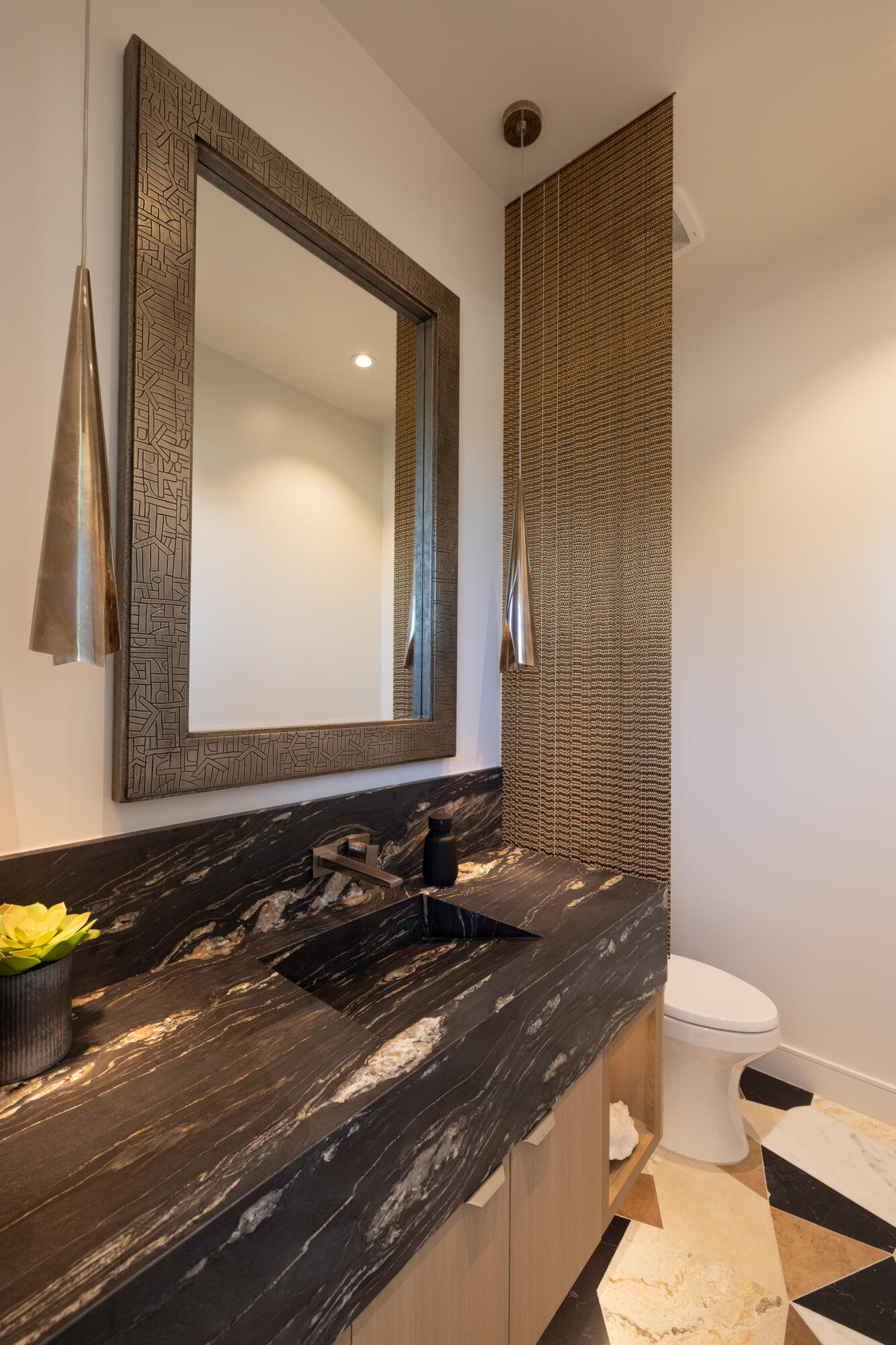 96 Royal St Georges Way Rancho Mirage, CA 92270 - Photo 15 of 34 a bathroom with a sink and a mirror