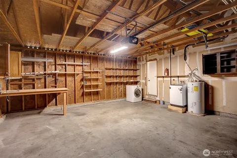 a view of a storage room