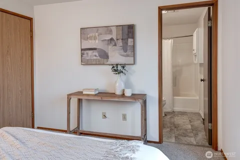 a view of kitchen with wooden floor