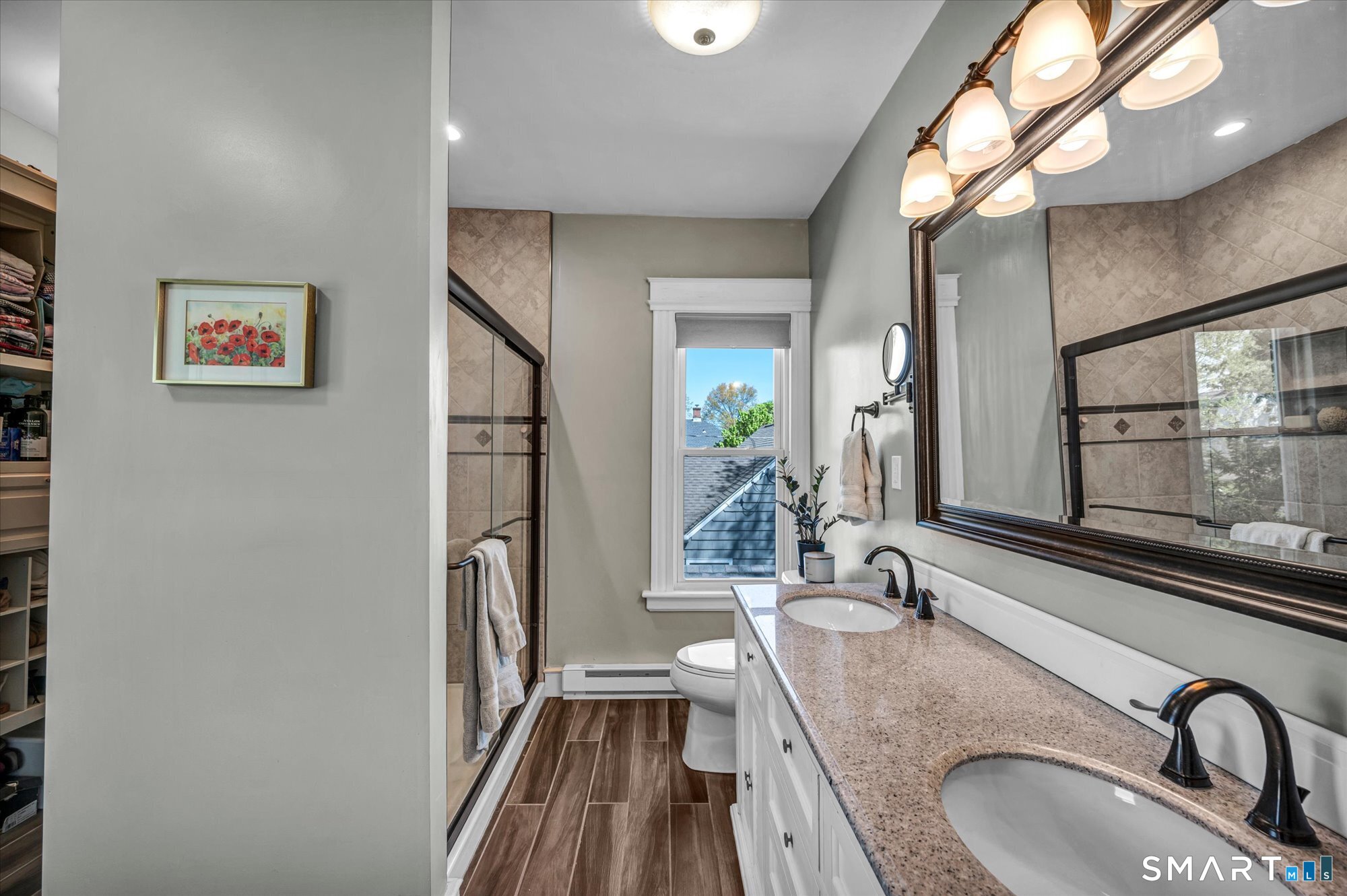 52 Stuart Street Newington, CT 06111 - Photo 28 of 33 Primary bedroom attached bathroom- ample space for your needs.