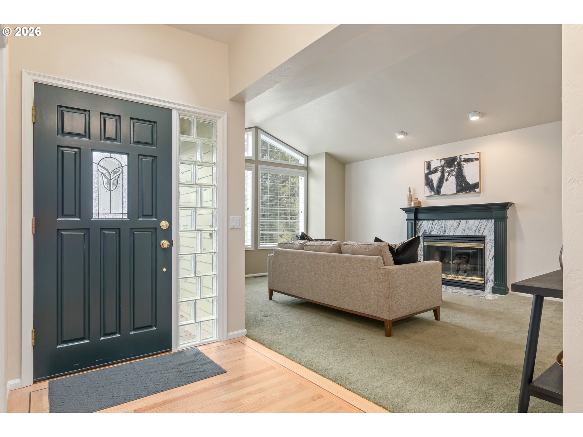 2380 West 28th Avenue Eugene, OR 97405 - Photo 3 of 48 a living room with furniture and a fireplace