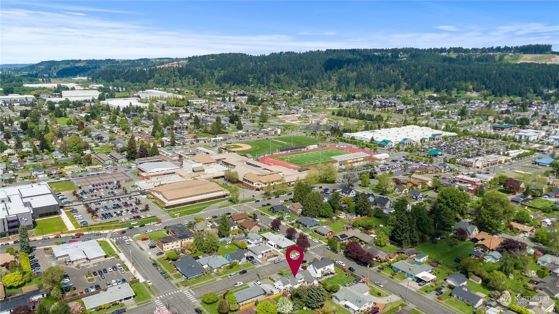 1616 Maple Street Sumner, WA 98390 - Photo 33 of 40 a picture of city view with lots of green space