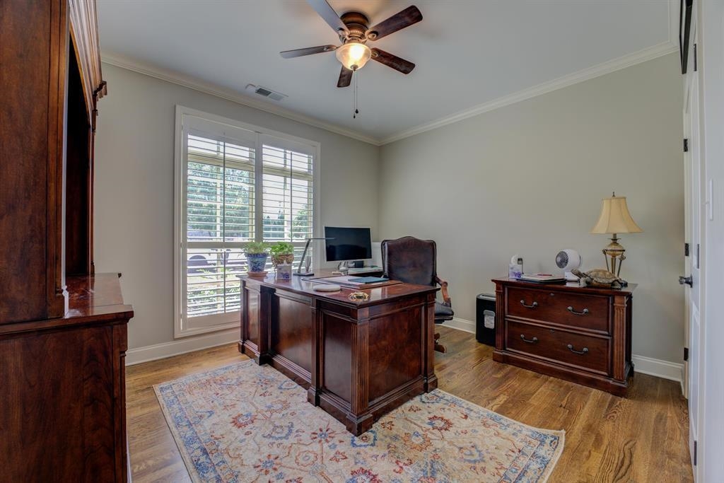 389 South Tarren Mill Circle Collierville, TN 38017 - Photo 23 of 32 a view of a workspace with furniture and a window