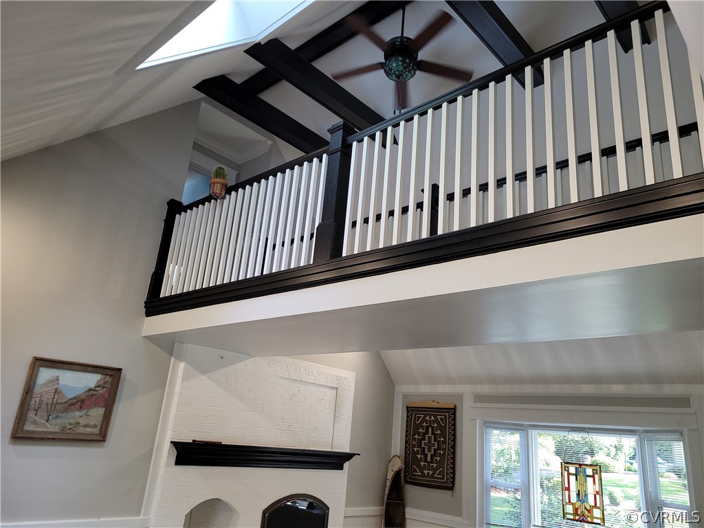 13803 Sunrise Bluff Road Midlothian, VA 23112 - Photo 15 of 42 a view of staircase with white walls and a window