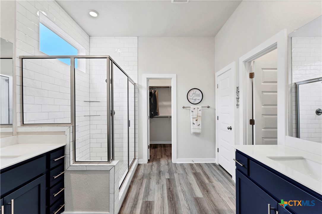 1616 Craftsman Road New Braunfels, TX 78132 - Photo 22 of 29 a view of kitchen with furniture and wooden floor