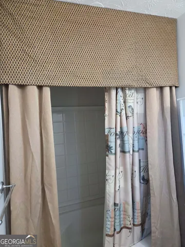 a close view of shower