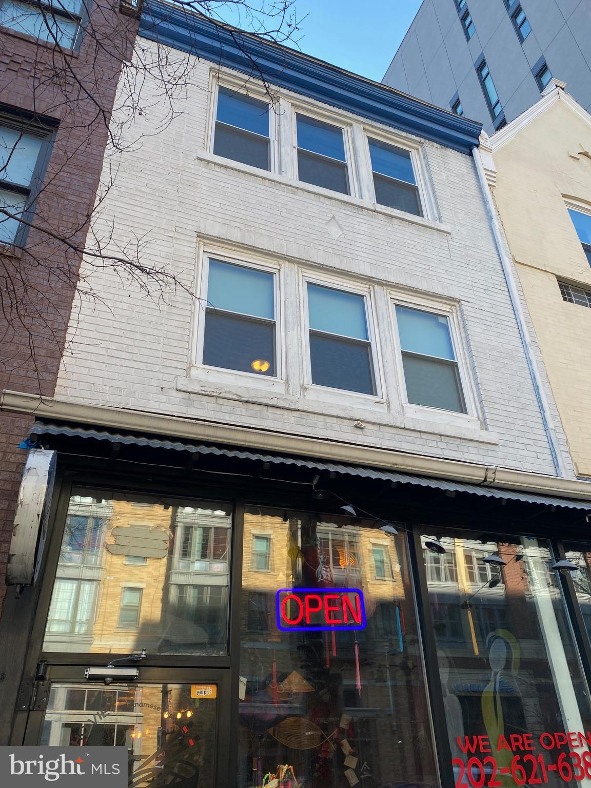 View of apartment from H street (3rd level)