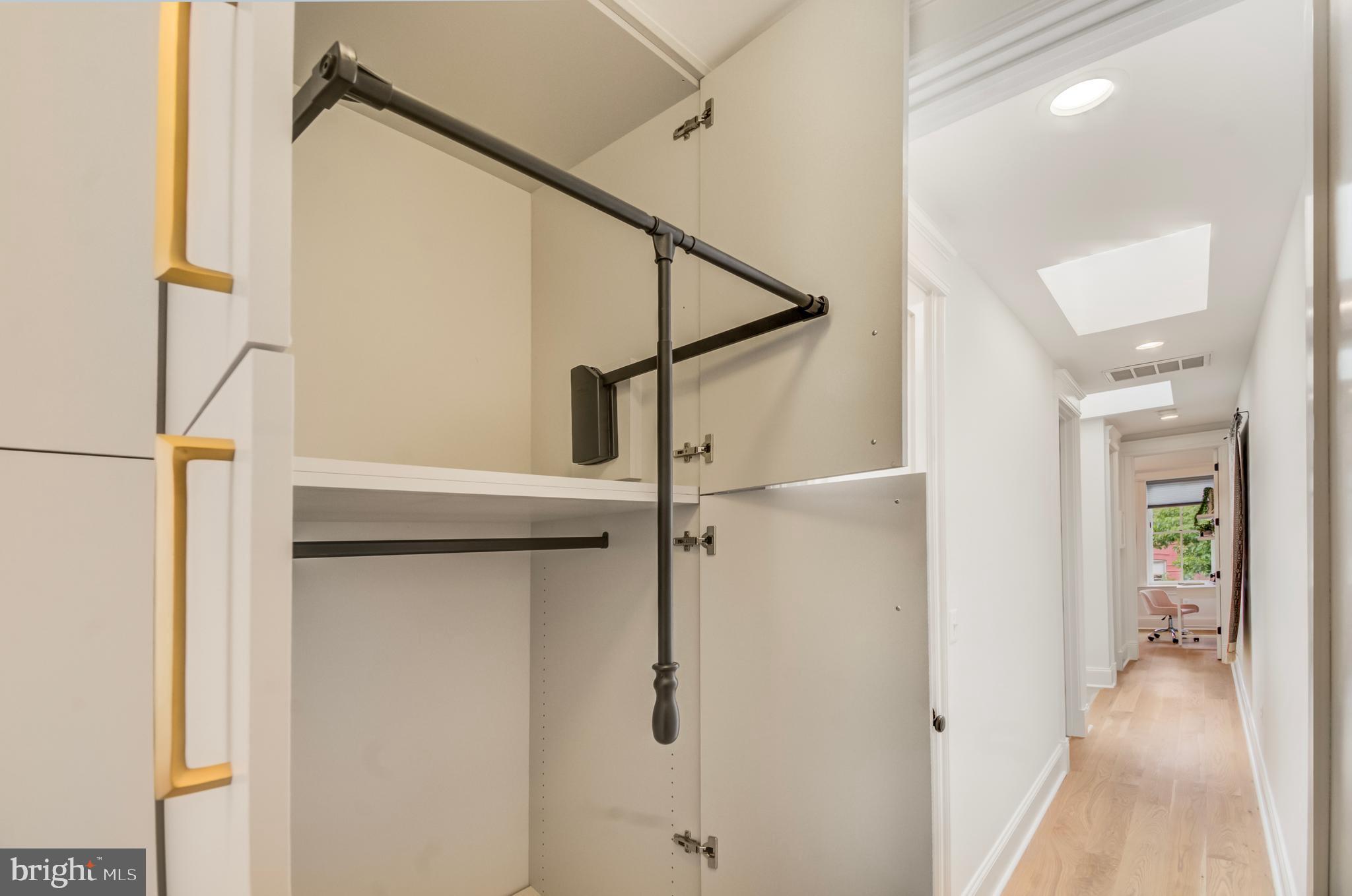 326 D Street Northeast Washington, DC 20002 - Photo 28 of 53 a view of a hallway with a white walls and stairs