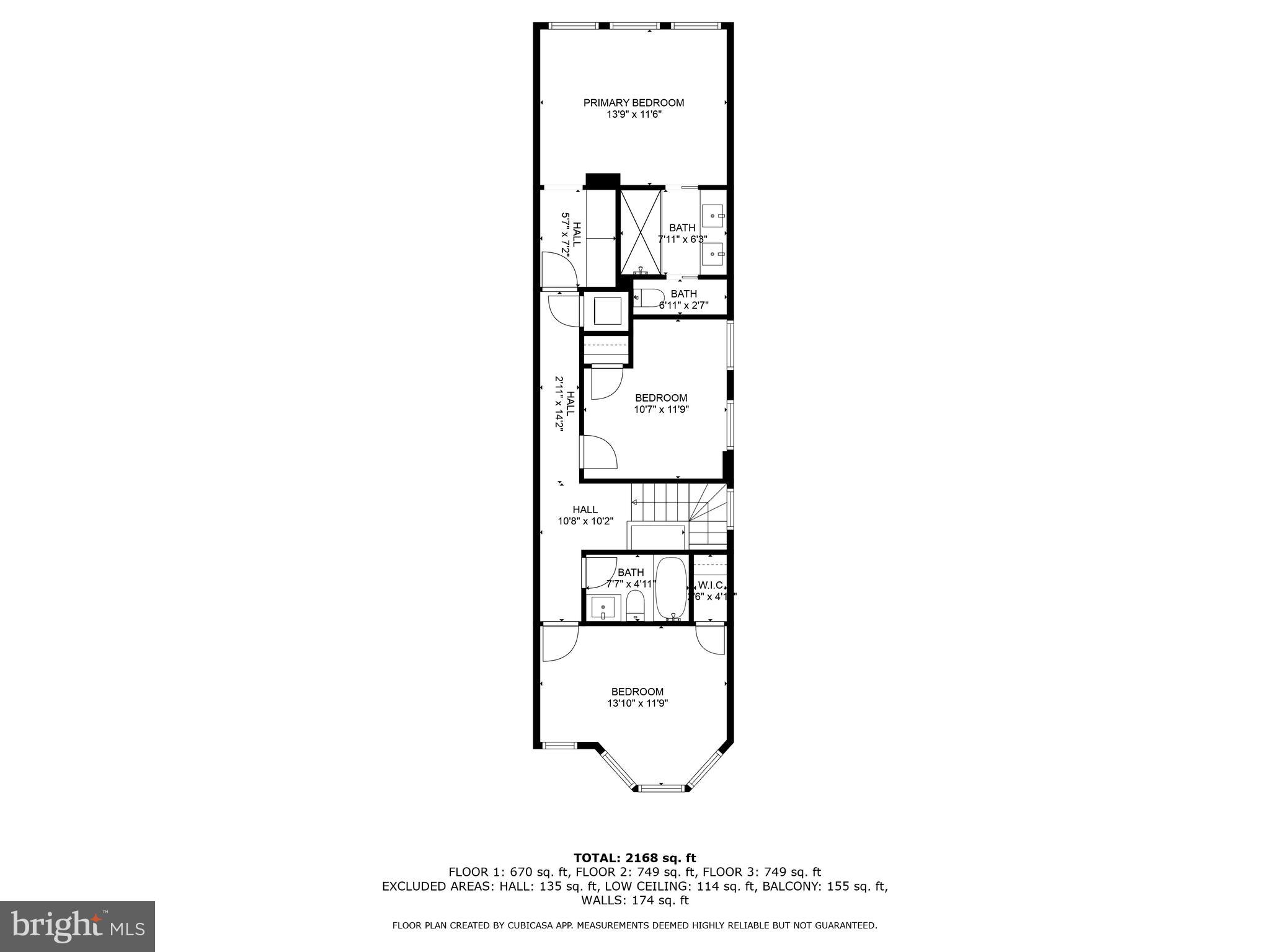 326 D Street Northeast Washington, DC 20002 - Photo 51 of 53 Upper level floor plan