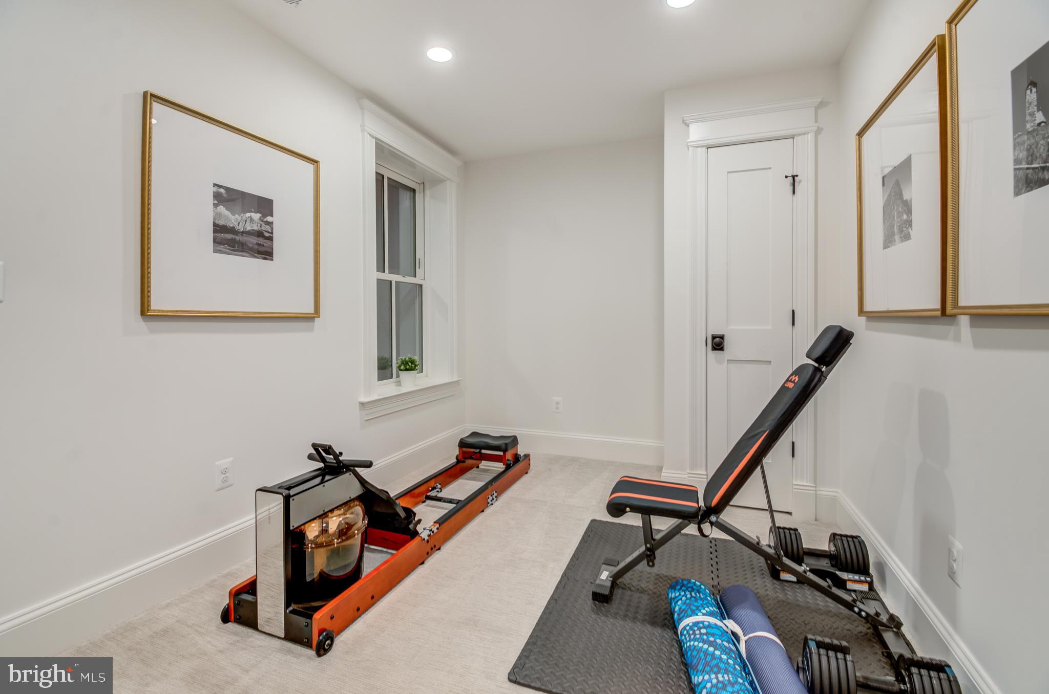 326 D Street Northeast Washington, DC 20002 - Photo 44 of 53 a room with gym equipment