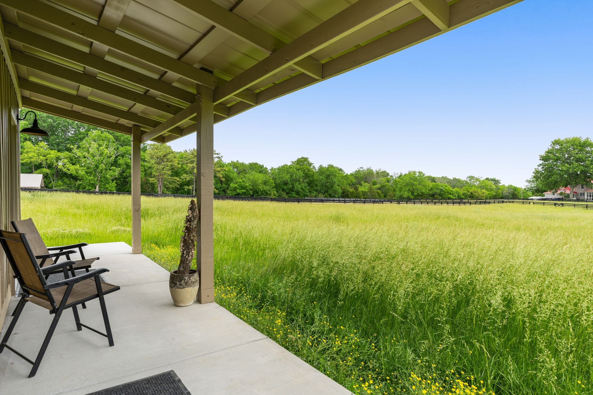 222 Arrowhead Road Franklin, TN 37069 - Photo 34 of 55 a view of a patio with a lake view