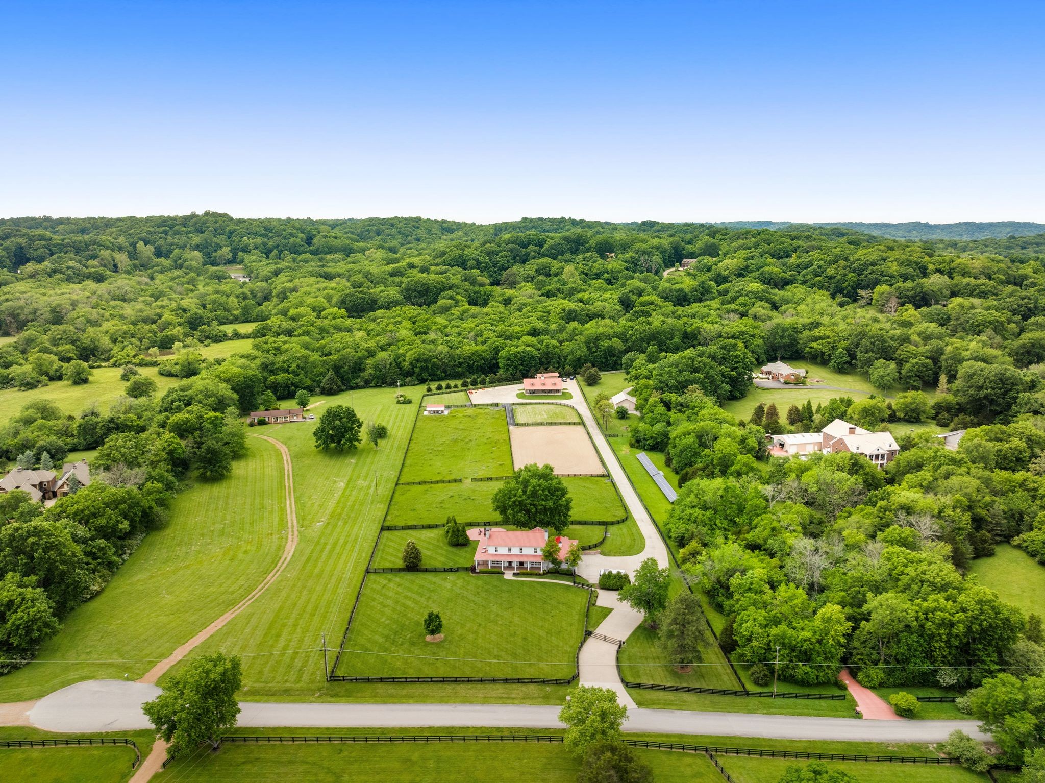 222 Arrowhead Road Franklin, TN 37069 - Photo 52 of 55 an aerial view of a football ground
