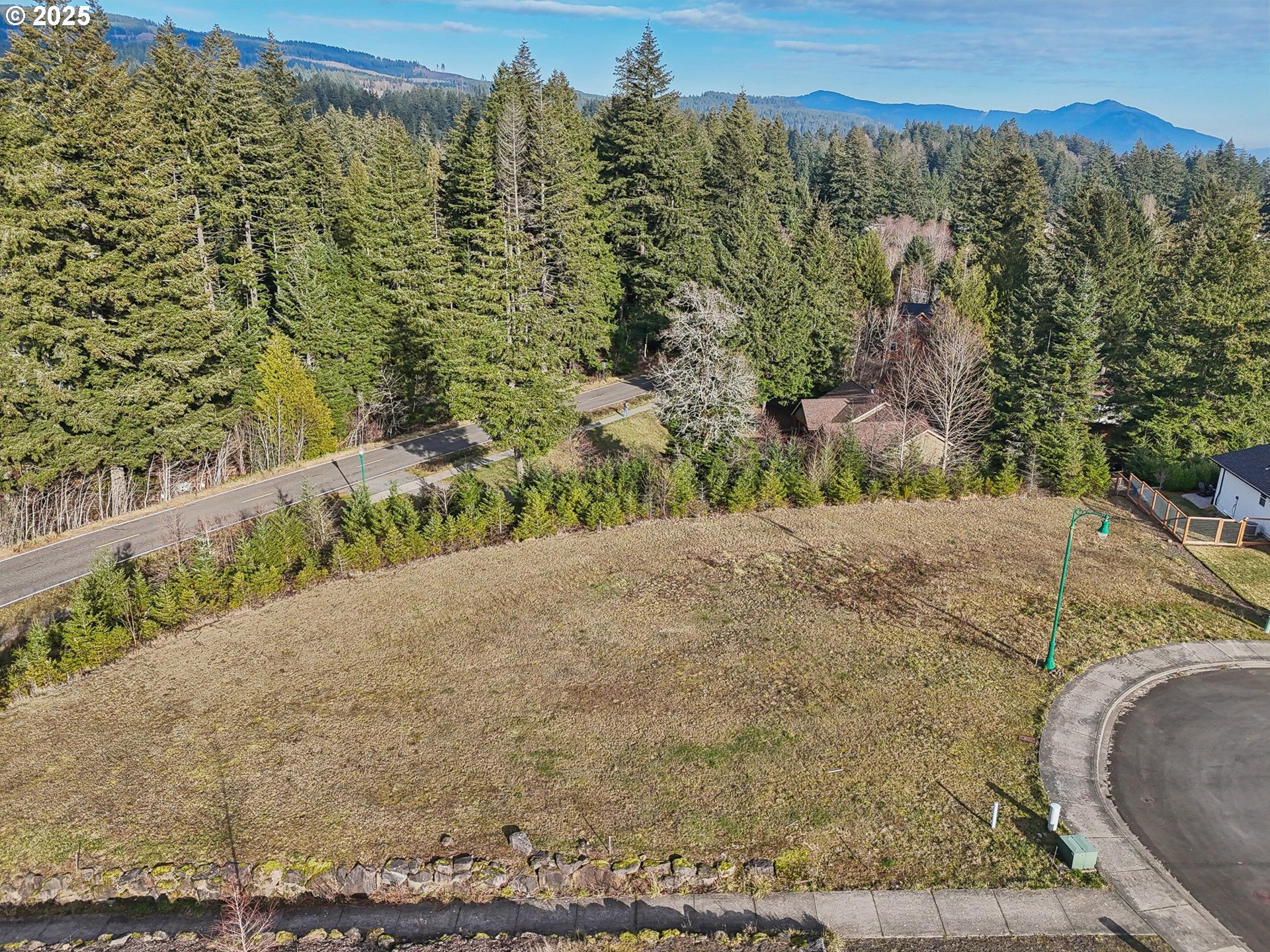 189 Falcon Court Stevenson, WA 98648 - Photo 8 of 14 a view of a wooden floor with a mountain in the background
