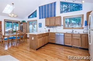 636 Bluebird Drive Bailey, CO 80421 - Photo 7 of 29 a kitchen with a sink cabinets and window