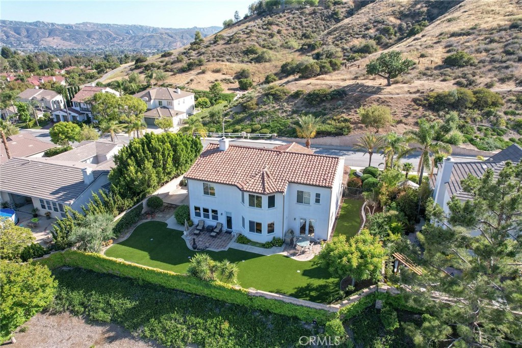 3262 Bluebird Circle Simi Valley, CA 93063 - Photo 42 of 43 an aerial view of a house with a garden