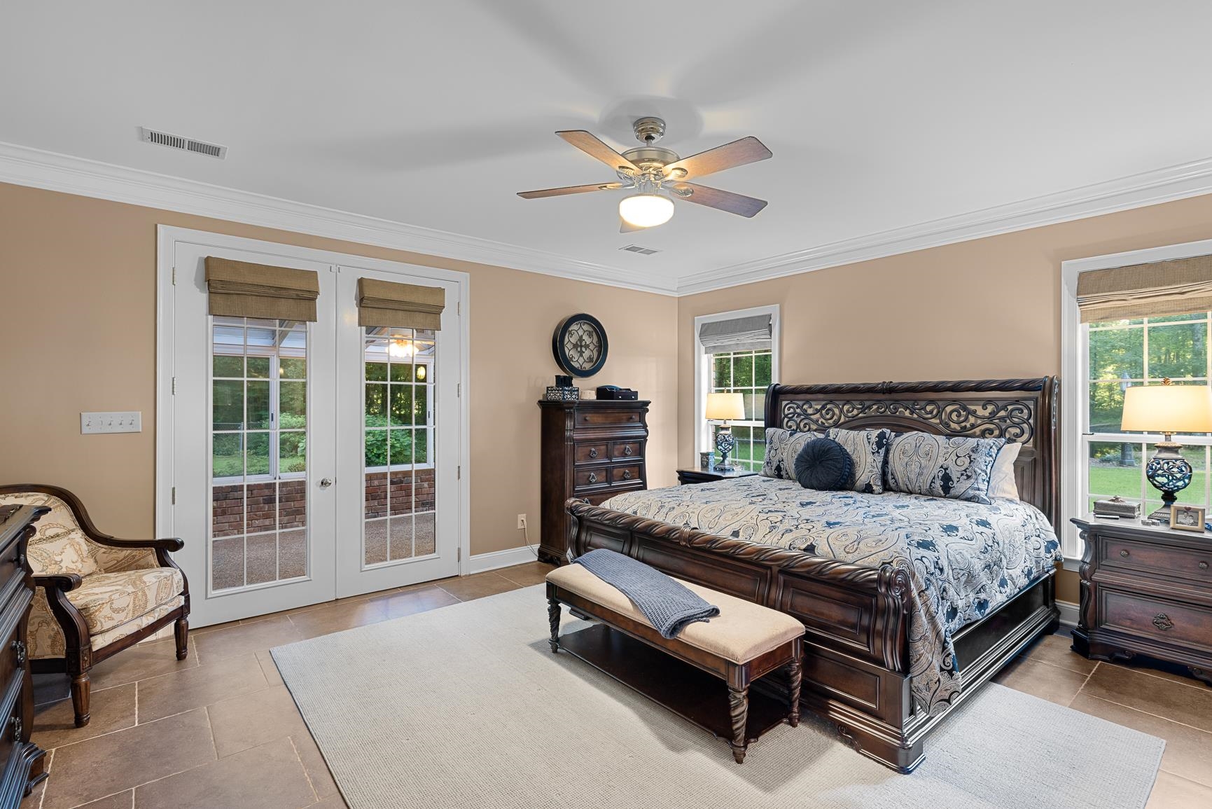 8240 Brunswick Road Millington, TN 38053 - Photo 11 of 25 a bedroom with a bed and a large window