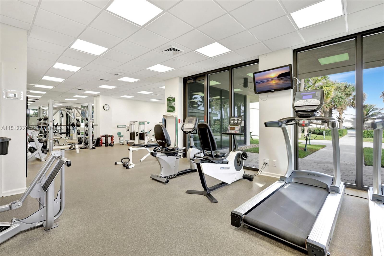 5380 North Ocean Drive, Unit 22J Riviera Beach, FL 33404 - Photo 79 of 83 a view of a room with gym equipment
