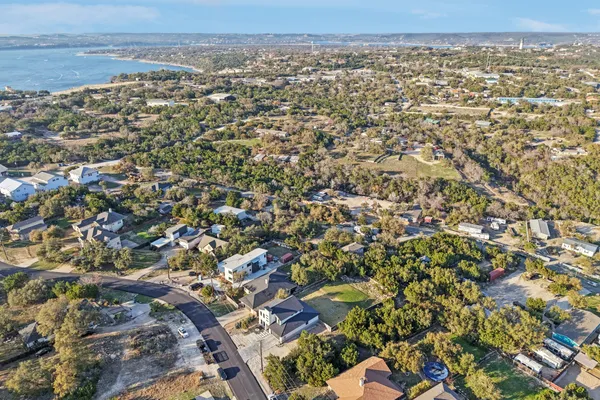 a view of city and ocean