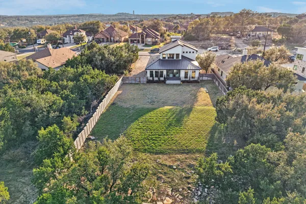 a aerial view of a house