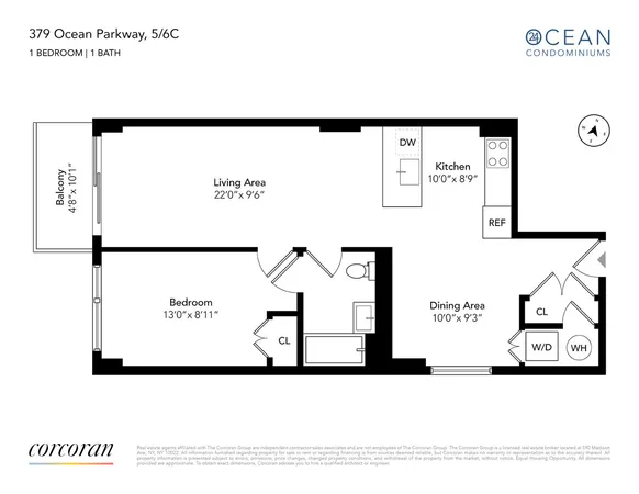$680,000 | 379 Ocean Parkway, Unit 5C | Kensington