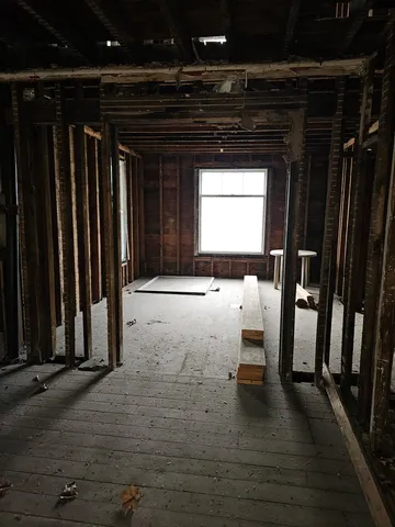 a view of water heater room