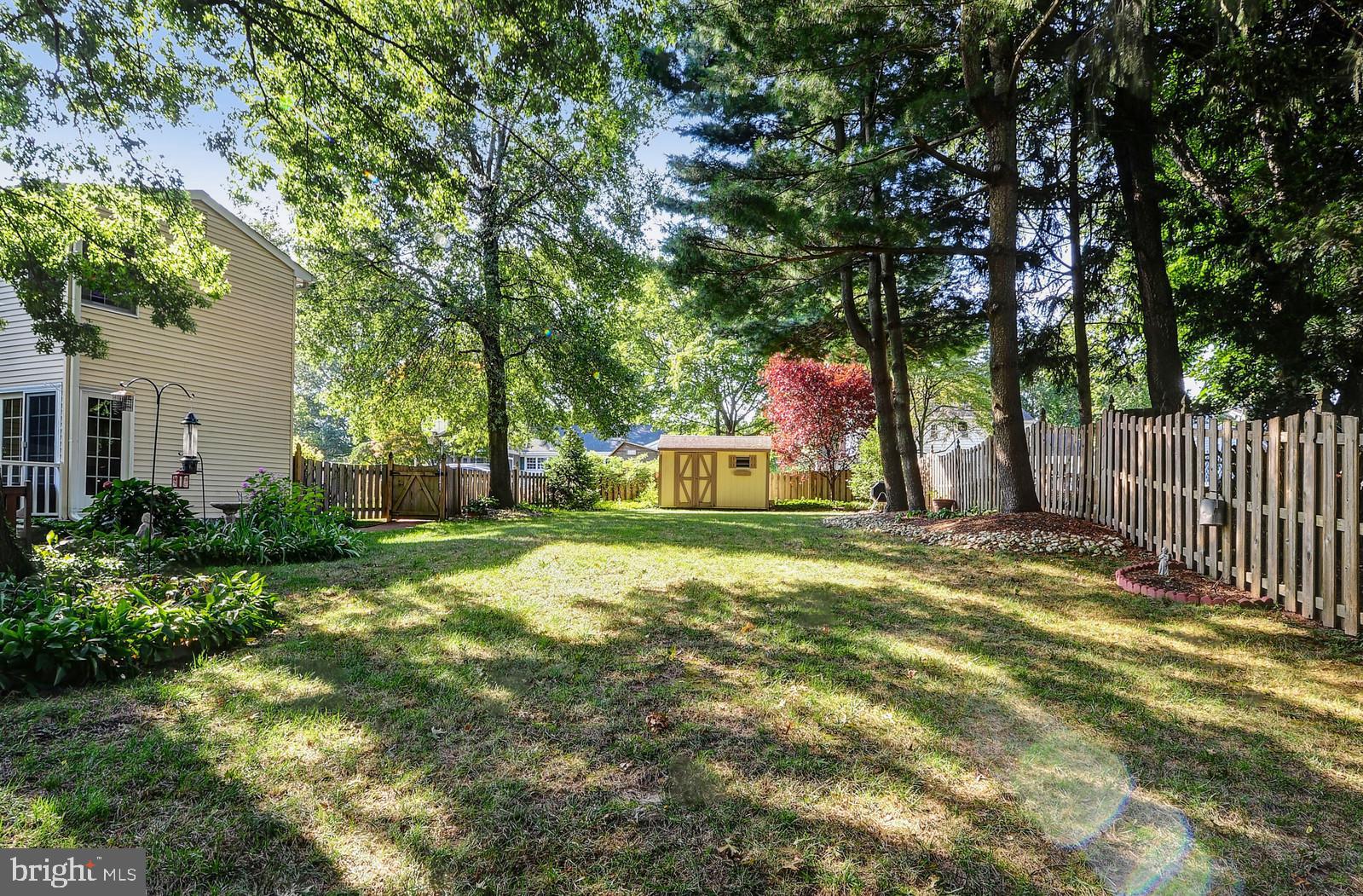 4 Azalea Way Hamilton, NJ 08690 - Photo 29 of 30 Backyard; Fully Fenced with Garden Shed