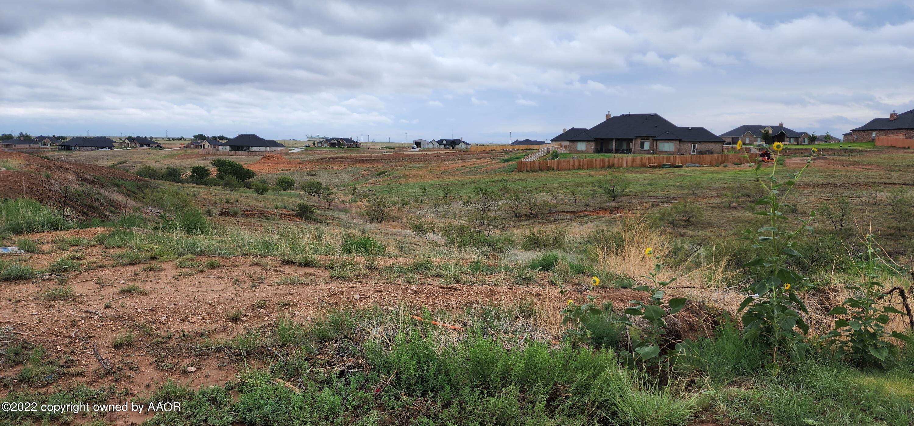 19600 Rock Pass Amarillo, TX 79124 - Photo 4 of 5 a view of a lake with a yard