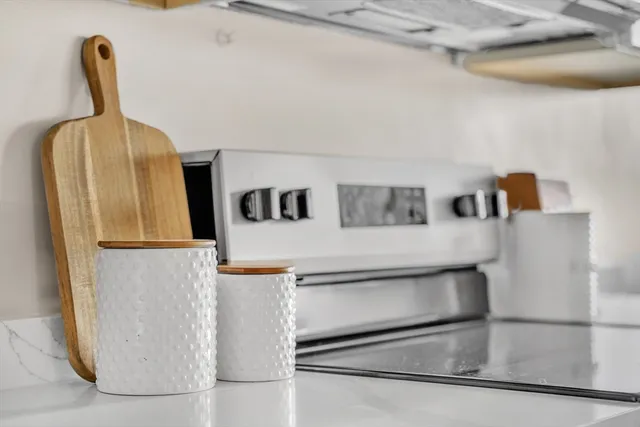 a close view of washer and dryer